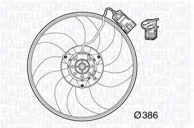 MAGNETI MARELLI 069422569010 -  Вентилятор, охлаждение двигателя